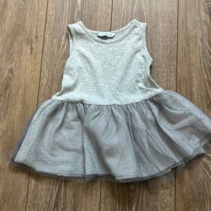 Grey toddler dress